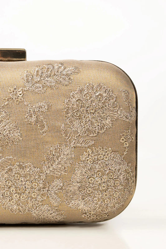 Golden Beige Clutch