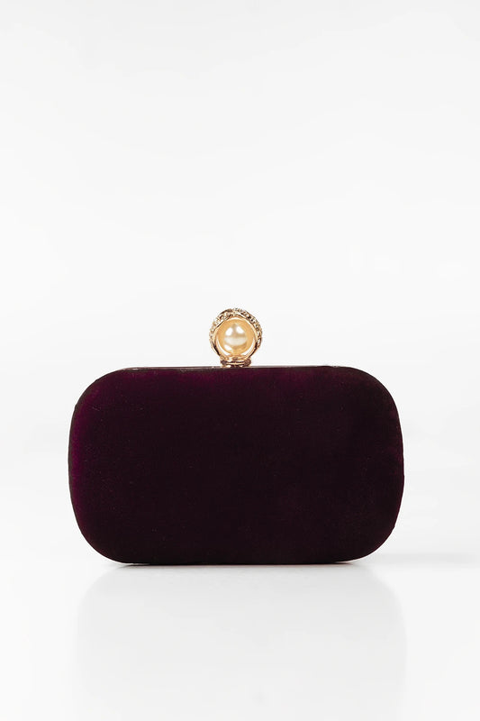 Maroon Clutch