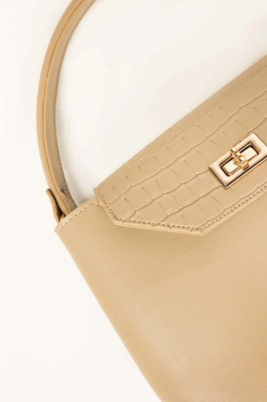Beige Handbag